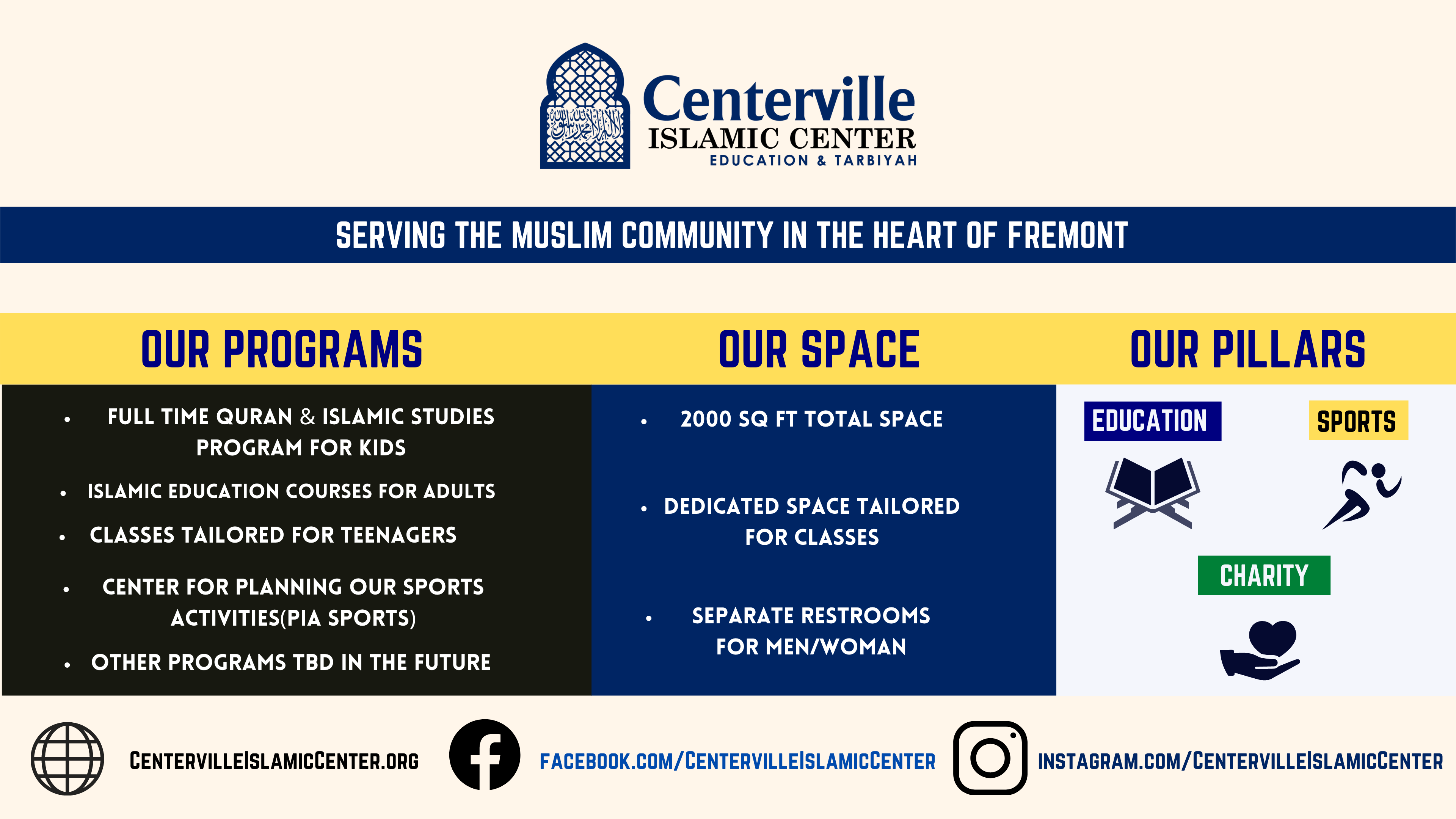 Renovation Project for Opening Centerville Islamic Center (Central ...