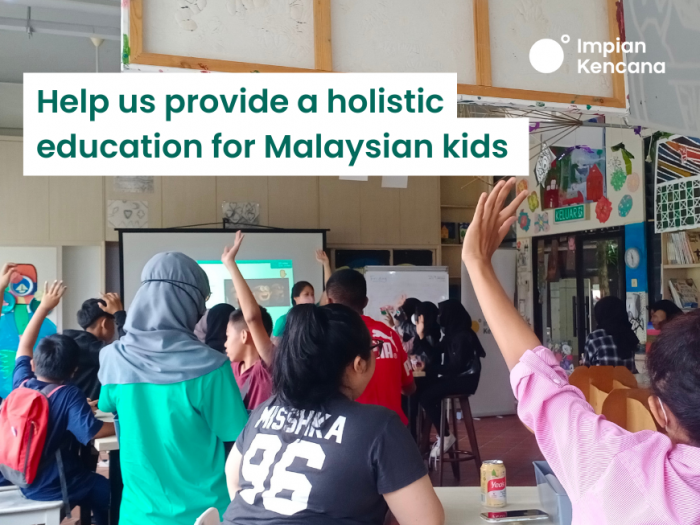 Reinvent education for Malaysian children in poverty LaunchGood