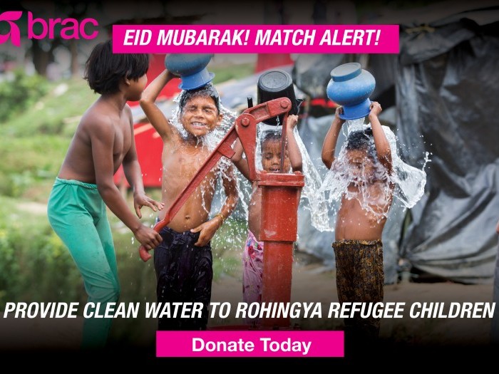 Give Clean Water to Rohingya Refugee Children in Cox's Bazar ...
