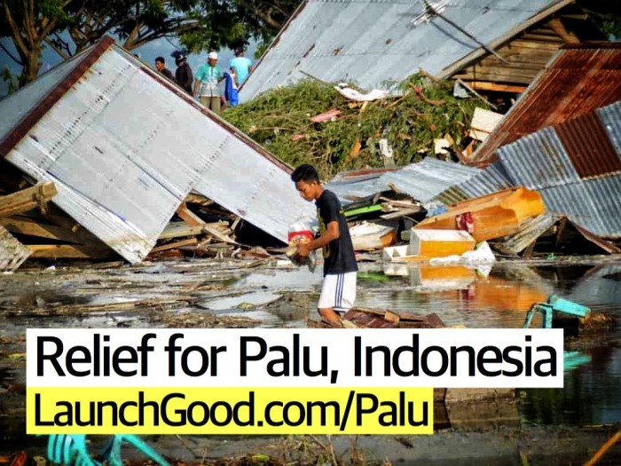Video tsunami di palu