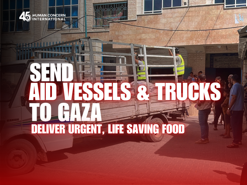 Urgent: Send Aid to Gaza via Vessels & Trucks through Human Concern ...