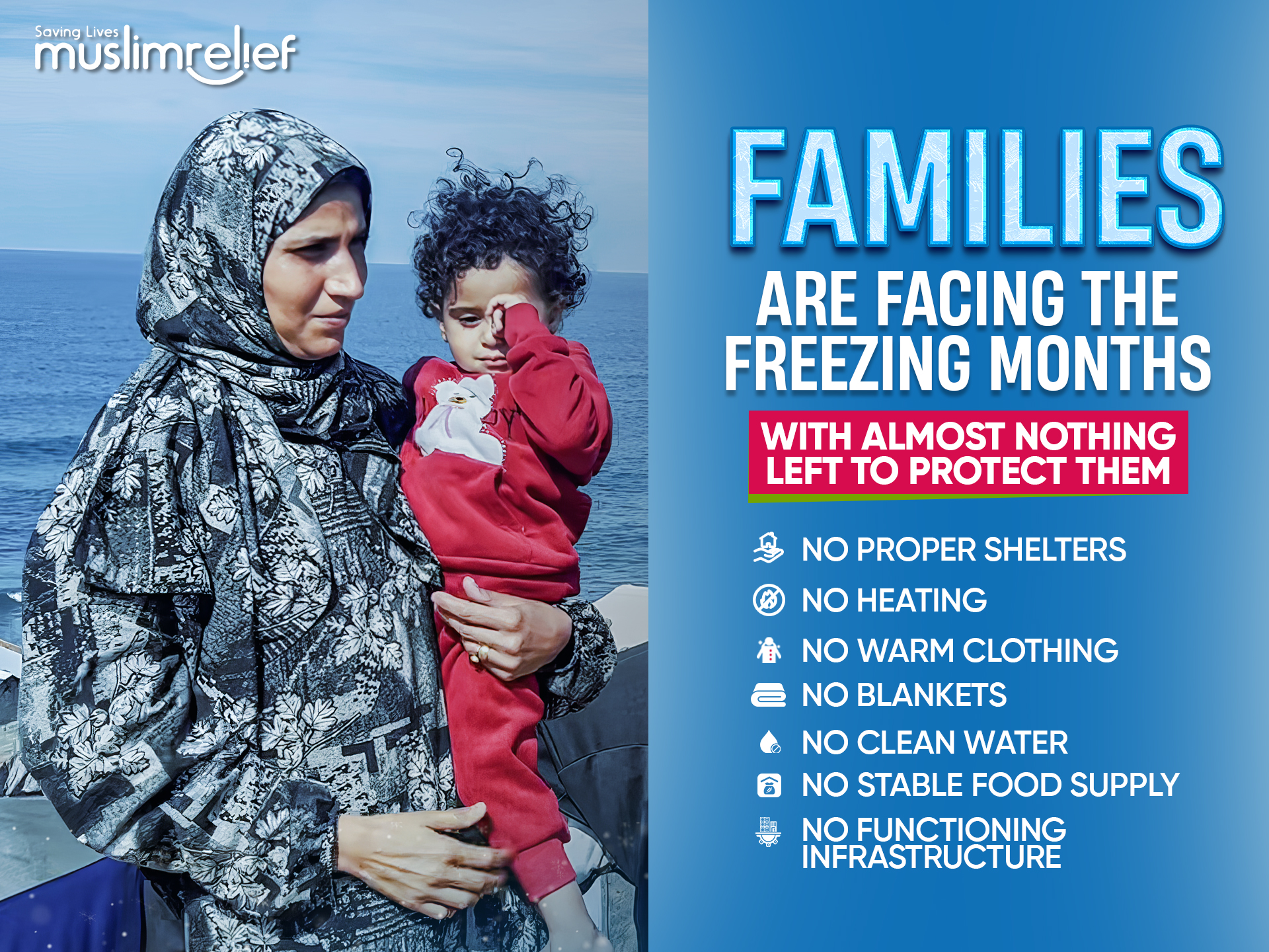Help Save Lives in Gaza this Winter | LaunchGood | LaunchGood