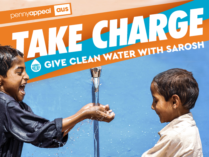 Take Charge- Give Clean Water With Sarosh | LaunchGood